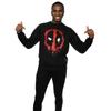 Marvel Mens Deadpool Splat Face Sweatshirt