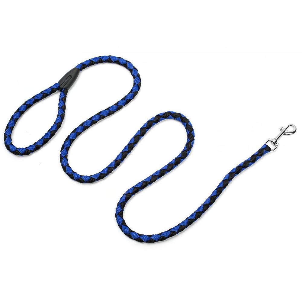 Nylon Leash Dog 5ft Long Walking Dog Rope Metal Clasp Dog Chain Traction Rope For Medium Dog
