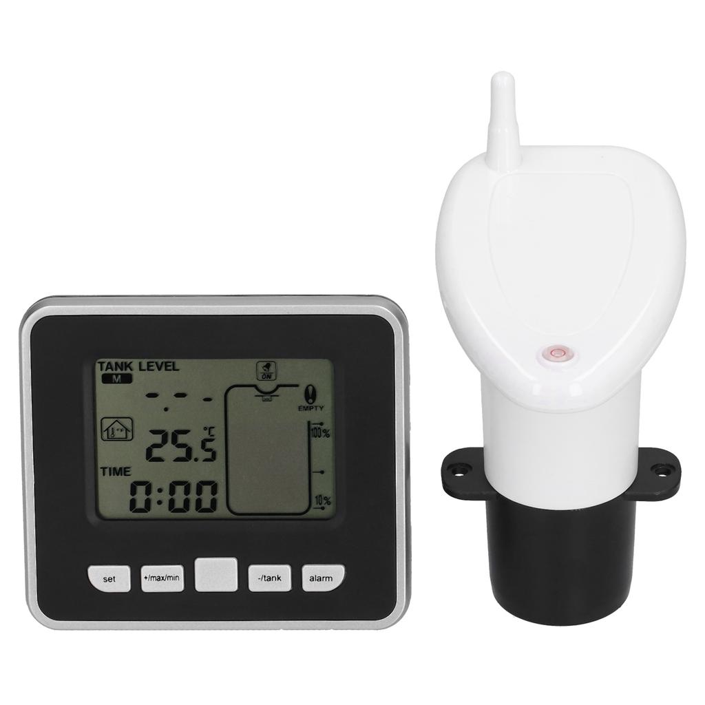 Water Tank Level Meter Ultrasonic Digital Display Depth Gauge Sensor Monitor System