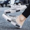 Men's Half Slipper Hollow Mens Vulcanized Shoes Slip-on Mens Shoes Mesh Flat Sneakers Breathable Summer Zapatillas De Deporte