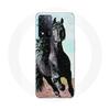 Case - MANIACASE - Oppo A93s 5G - Black - Friesian Horse - Flexible