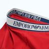 Emporio Armani Men's 3-Pack Solid Boxer Briefs In Red, Beige, and Navy (Product Numbers 111357, 4R717, and 19355) - Size L (Imported)