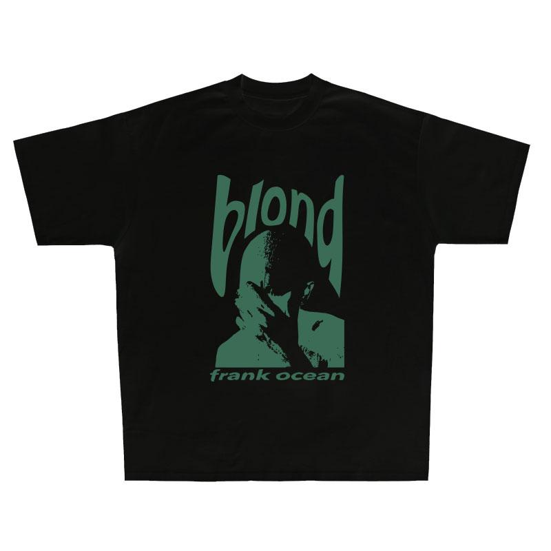 Футболка FrankOcean Music, светлая дышащая футболка с принтом, американская модная повседневная высококачественная мужская футболка с коротким рукавом