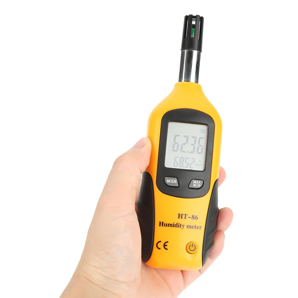 Digital Thermometer Hygrometer Wet Bulb Dew Point Temperature Meter