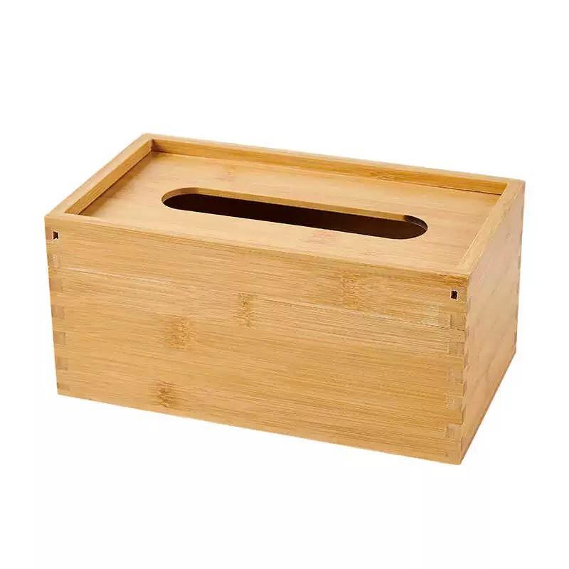 Wooden Tissue Box With Lid Living Room Home Decor Modern Minimalist Napkin Holder Storage Organizer