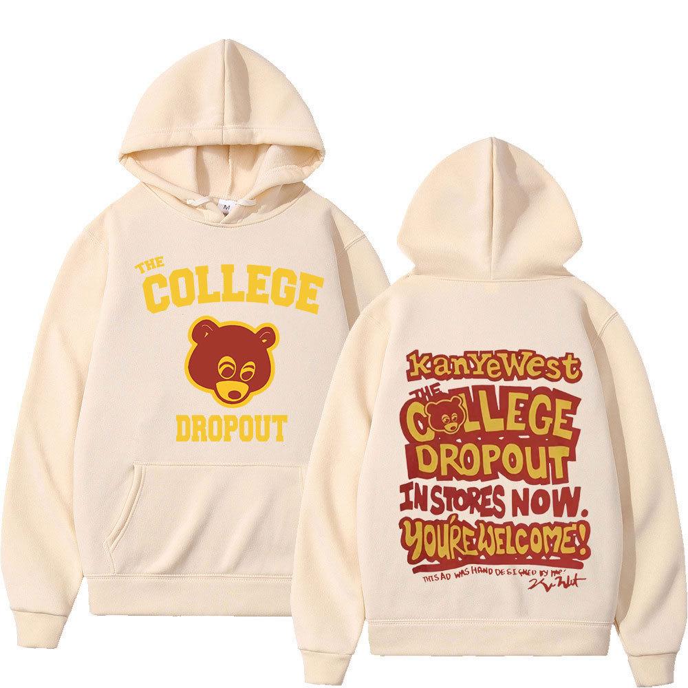 Худи Kanye West College Dropout музыкальный альбом двусторонняя толстовка