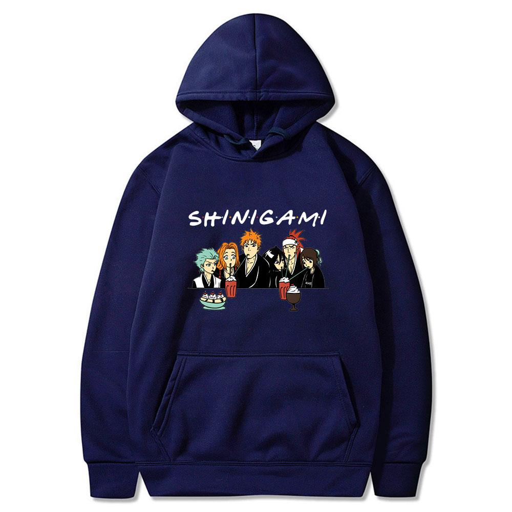 Женские толстовки с капюшоном Bleach Kurosaki Ichigo Friends Print Sweatshirts Women Neutral Sweatshirt Oversize Hoodie Coat Tracksuit