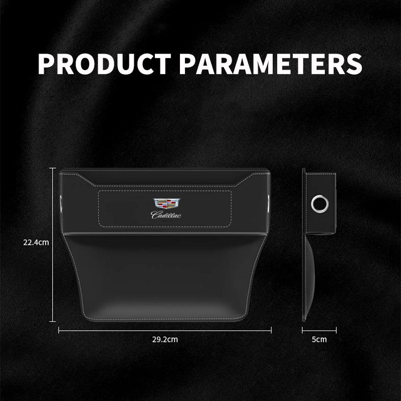 Car Seat Gap Multifunction Leather Organizer Storage for Cadillac ATS CTS DTS STS SLS SLR XLR BLS Seville Escalade Tiburon CT6 AIX1