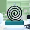 Iron Mosquito Coil Holder Incense Holders Coil Incense Burner Frame Modern Repellent Incense Rack For Household Bedroom Patio