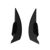 1 Pair Motorcycle Side Winglet Aerodynamic Wing Spoiler Universal for Motorbike Electric BikesBlack