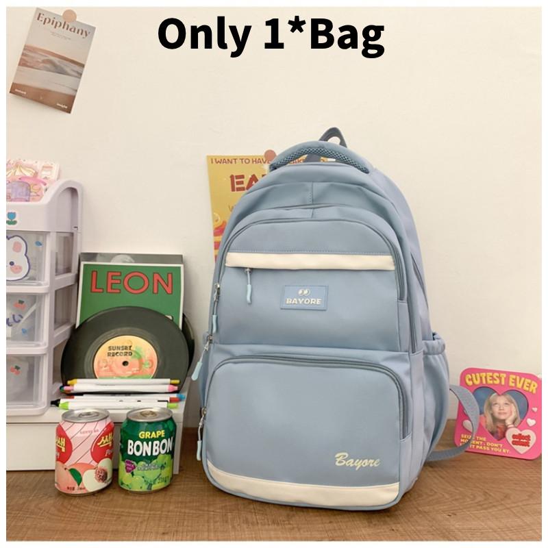 Рюкзак с узором Bayore, многосекционный, эргономичный, повседневный школьный рюкзак