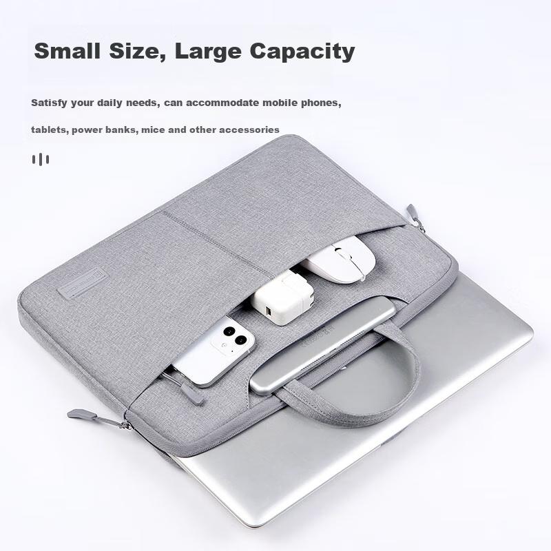 BRINCH Laptop Bag, 15.6-Inch Lightweight Large Capacity, Suitable for Xiaomi Huawei Business Handheld Computer Bag