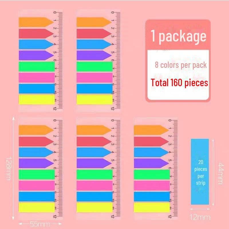 Съемные цветные наклейки-индексы: Маленькие свежие студенческие маркеры и стикеры