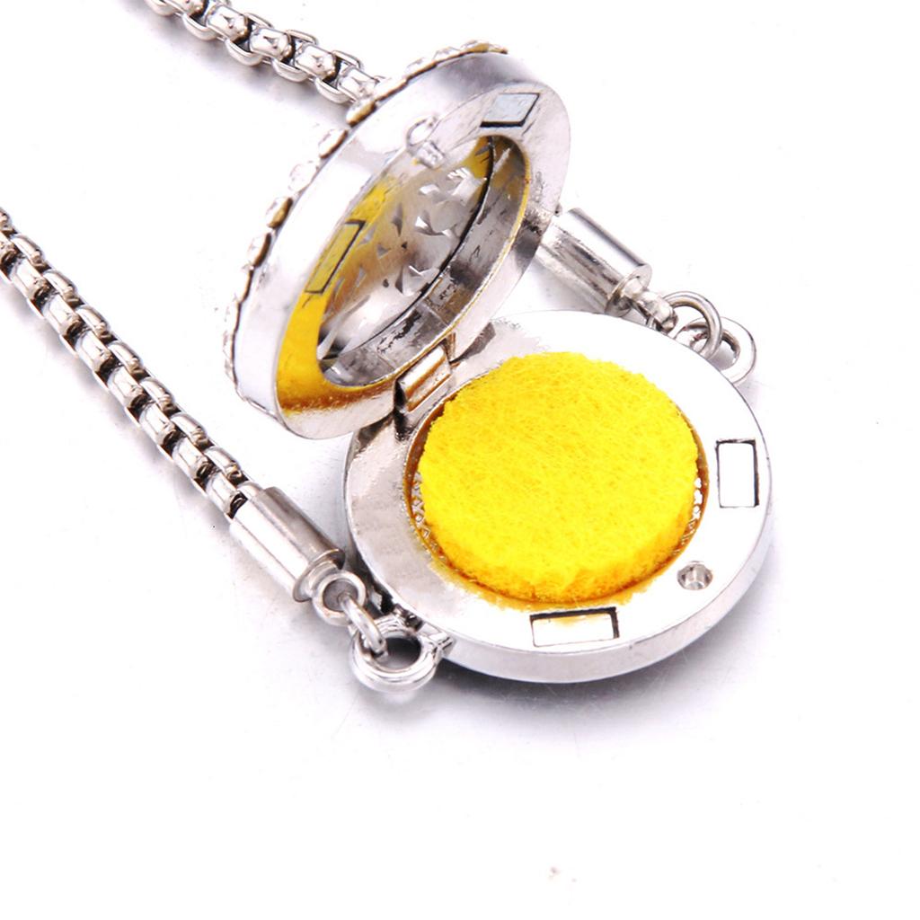 Браслет с полой банкой из титановой стали с бриллиантами, дерево жизни, регулируемый размер для духов