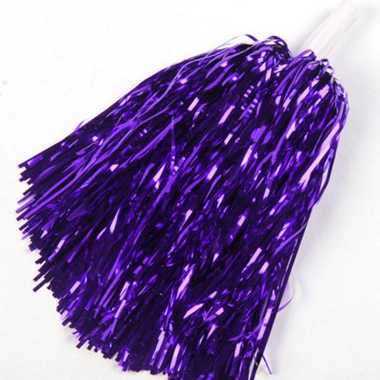 2 шт., металлические помпоны для болельщиков с нескользящей ручкой, помпоны с ручными цветами, спортивные мероприятия, танцевальная атмосфера, реквизит