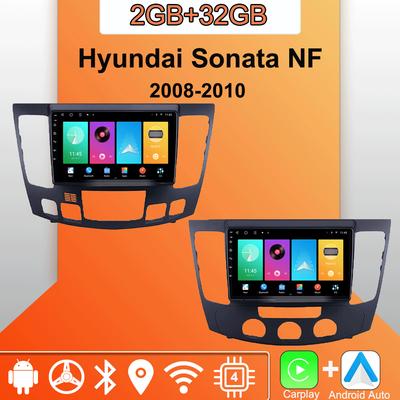 Android Carplay автомобильное радио для Hyundai Sonata NF 2008-2010 мультимедийный проигрыватель головное устройство стерео GPS навигация BT WIFI 2+32 ГБ
