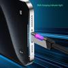 Кабель для быстрой зарядки RGB 100 Вт 6 А USB Type C зарядный кабель с RGB подсветкой