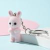 Cartoon Phone Pendant Creative Backpack Pendant Cute Plush Resin Rabbit Keychain  Bag Accessories