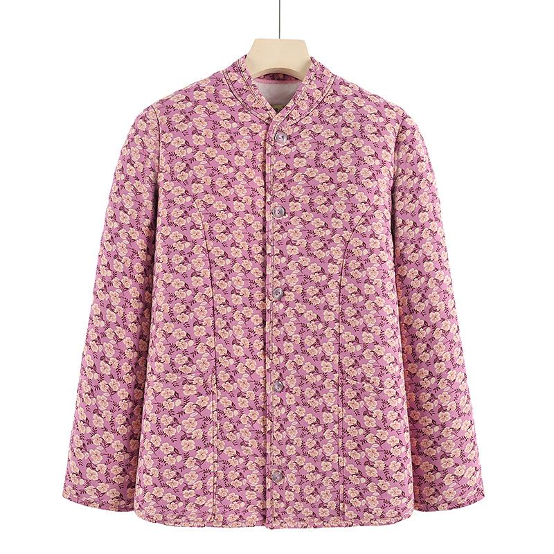 Теплое хлопковое пальто на бархатной подкладке для женщин среднего и пожилого возраста: Зимняя свободная куртка из верблюжьего пуха с защитой талии