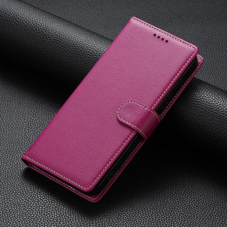 Магнитный чехол-кошелек с узором личи, слотом для карт + фоторамка для Xiaomi OPPO VIVO Honor MOTO SONY, регулируемая подставка, откидной чехол с ремешком, предотвращающим потерю