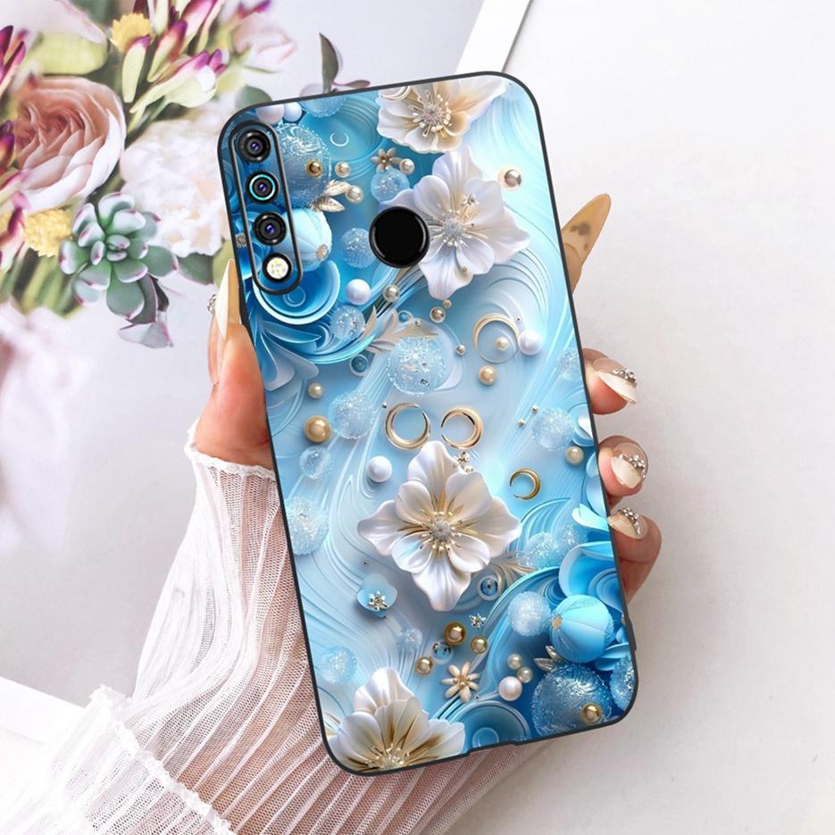 For Tecno Spark 4 Case KC8 Luxury Flowers Butterfly Painted Cover Soft Silicone Case For Tecno Camon 12 Camon12 CC7S Spark4 Bags