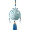 Dragon Boat Festival Brocade Sachet Bag - Portable Hanfu Purse with Ancient Style Pendant