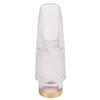 Alto Saxophone Mouthpiece Plastic Transparent Rounded Edge Replacement Saxophone Mouthpiece for