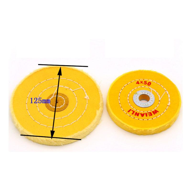2-8 дюймов дюймовый желтый тканевый/белый тканевый полировальный круг для металлических ювелирных изделий, зеркальный буфер, ватный диск, полировальный круг, абразивный инструмент