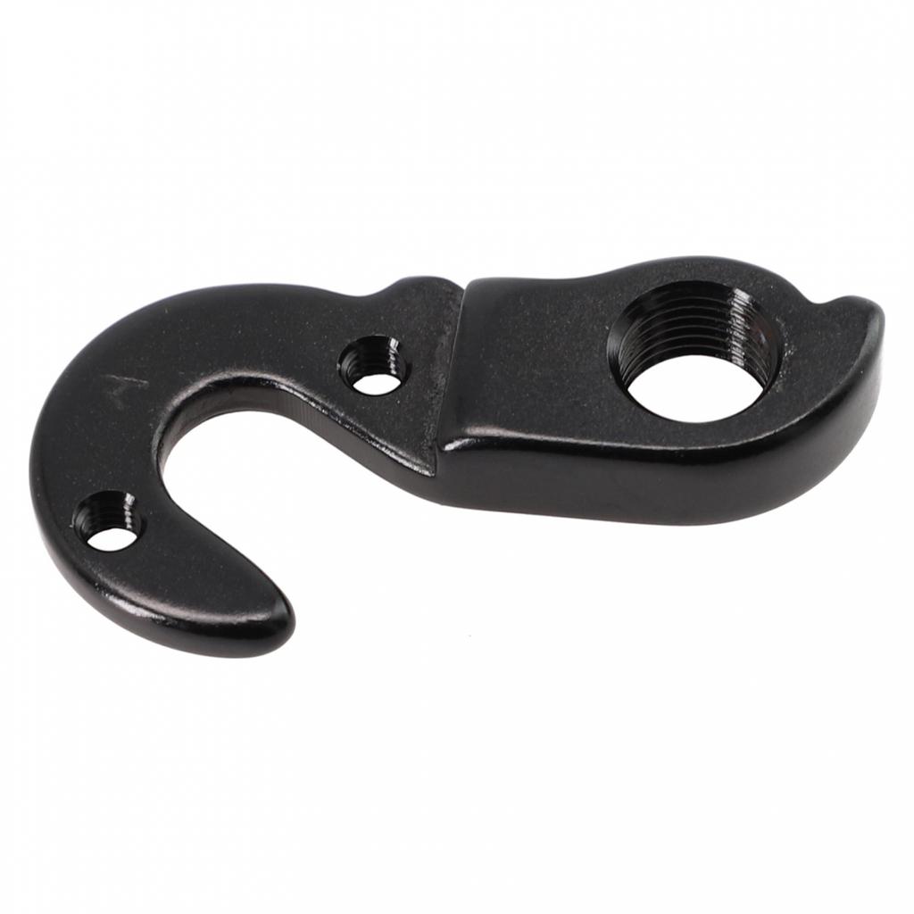 With 2 X Screw Bicycle Tail Hook Accessories Aluminum Alloy Bicycle Black