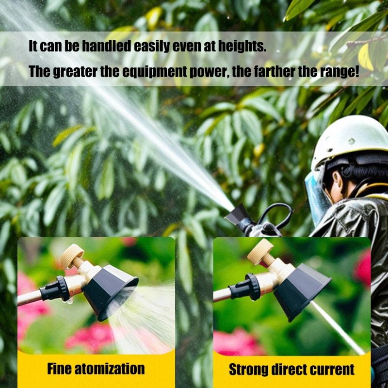 5Pieces High Pressure Sprayer Nozzle Metal Misting Nozzle for Effective Irrigation and Greenhouses Landscaping Needs