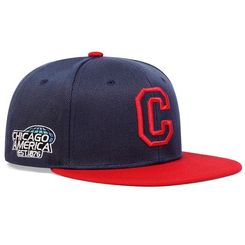 Унисекс Бейсболка с вышивкой CHICAGO Хлопковая Snapback Кепки Регулируемая Хип-Хоп Спортивная Кепка Мужчины Женщины Уличные Шляпы от Солнца Кепки Тракеры