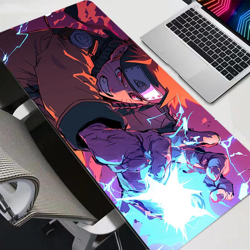 Large E-sports Mouse Pad N-Narutos Smooth Flexible Rubber Gamer Computer Keyboard For CSGO Kawaii Designed specifically Mosuepad