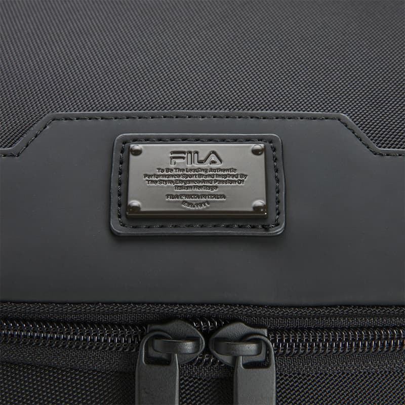 New FILA WHITE Fabric Backpack Men's Jet Black F13M543102FBK