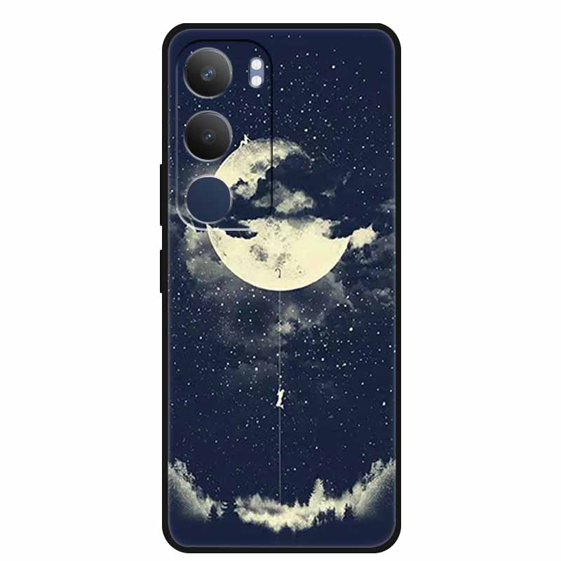 Чехол для Vivo Y19s 4G Y 19s 6.68" Мягкий силиконовый ТПУ чехол для телефона для Vivo Y19s Pro 4G Мультяшное животное Ударопрочный чехол Y19 s Pro 4G