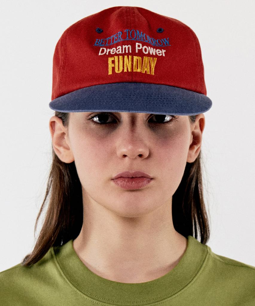 Кепка GOLDEN SUNSHINE Funday с 5 панелями_Красно-синий