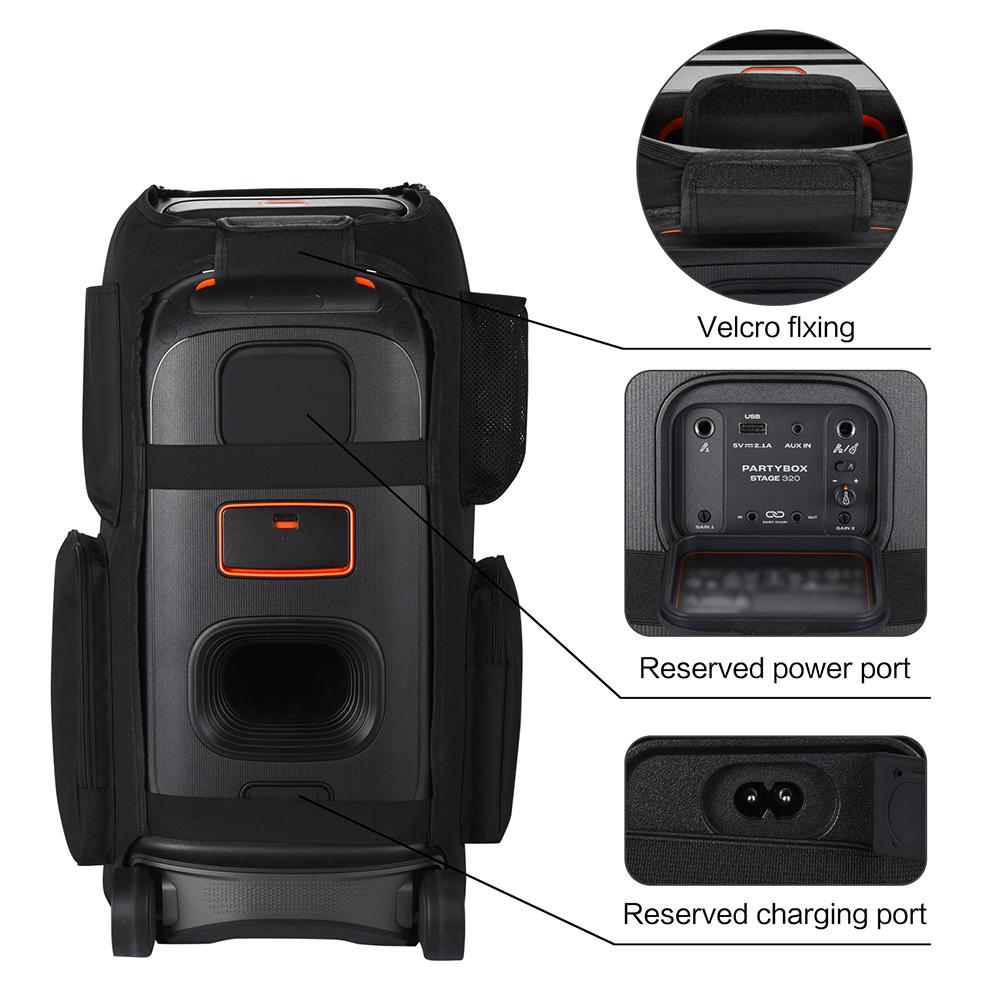 Speaker Dust Cover Scratch-resistant Protective Case Speaker Dustproof Sleeve Dust Protection Case for JBL Partybox 320 Speaker