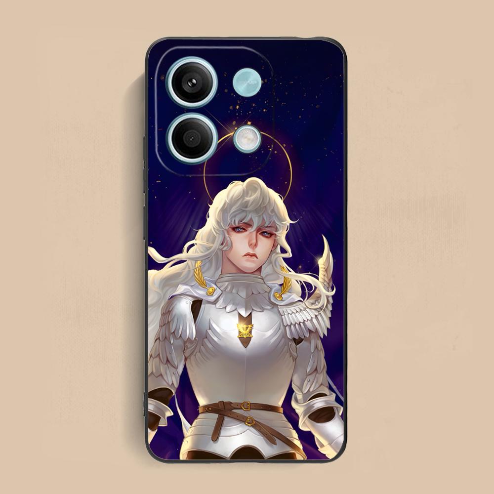 Чехол для телефона с аниме Гриффитом для Xiaomi Redmi Note 14 13 12 11 S Pro Plus 4G 5G, мягкий ТПУ, противоударный чехол