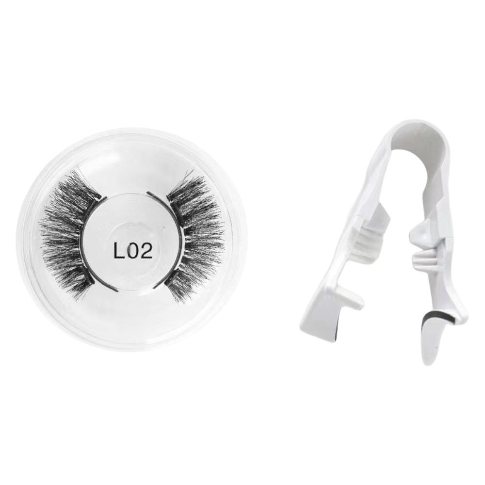 Glue Free Magnetic Eyelashes with Clip DIY False Eyelash Clusters Lady Makeup Tools