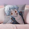 Аниме G-Gintama Наволочка Ультрамягкая Кожевенная Ткань Облакоподобный Комфорт и Скрытая Молния