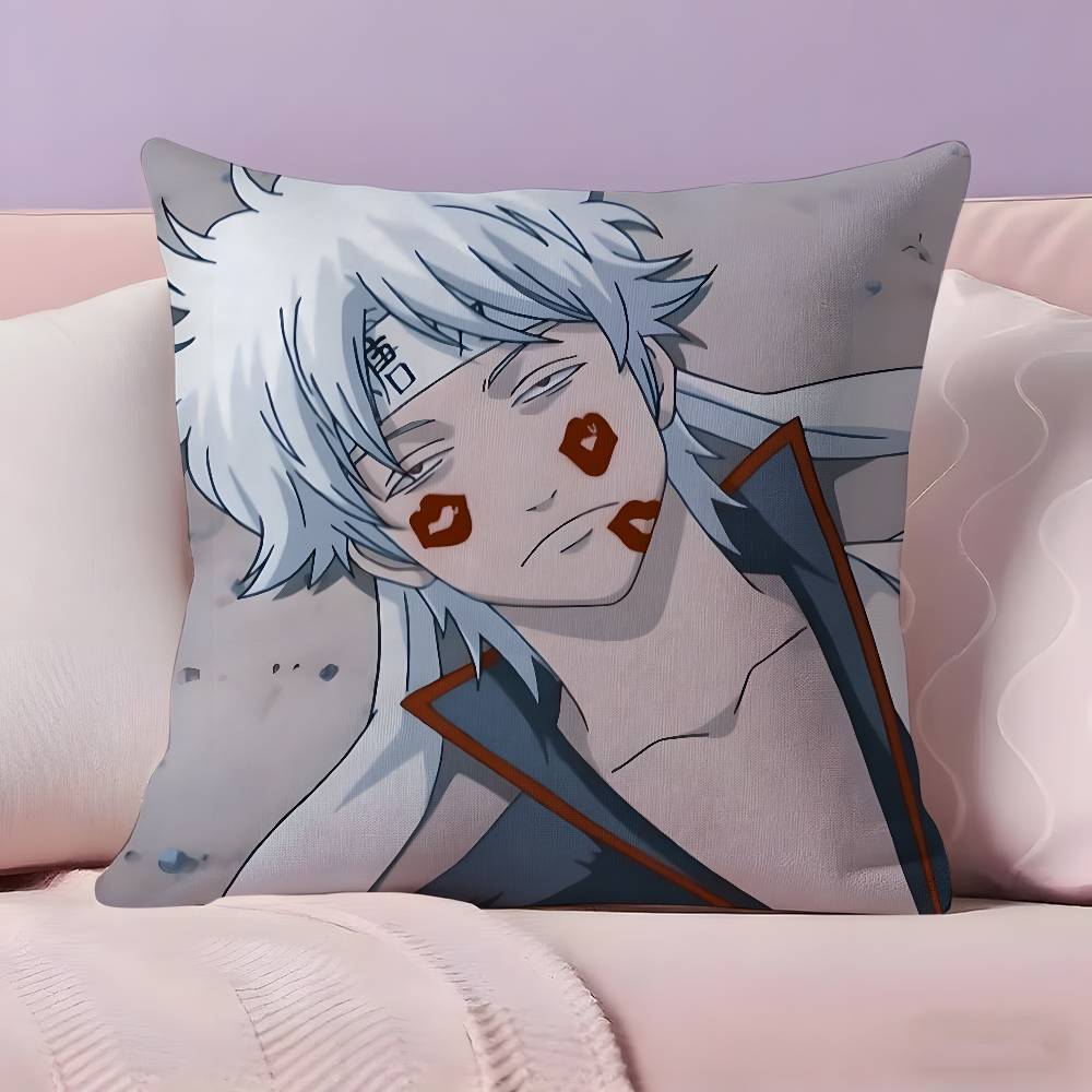Аниме G-Gintama Наволочка Ультрамягкая Кожевенная Ткань Облакоподобный Комфорт и Скрытая Молния