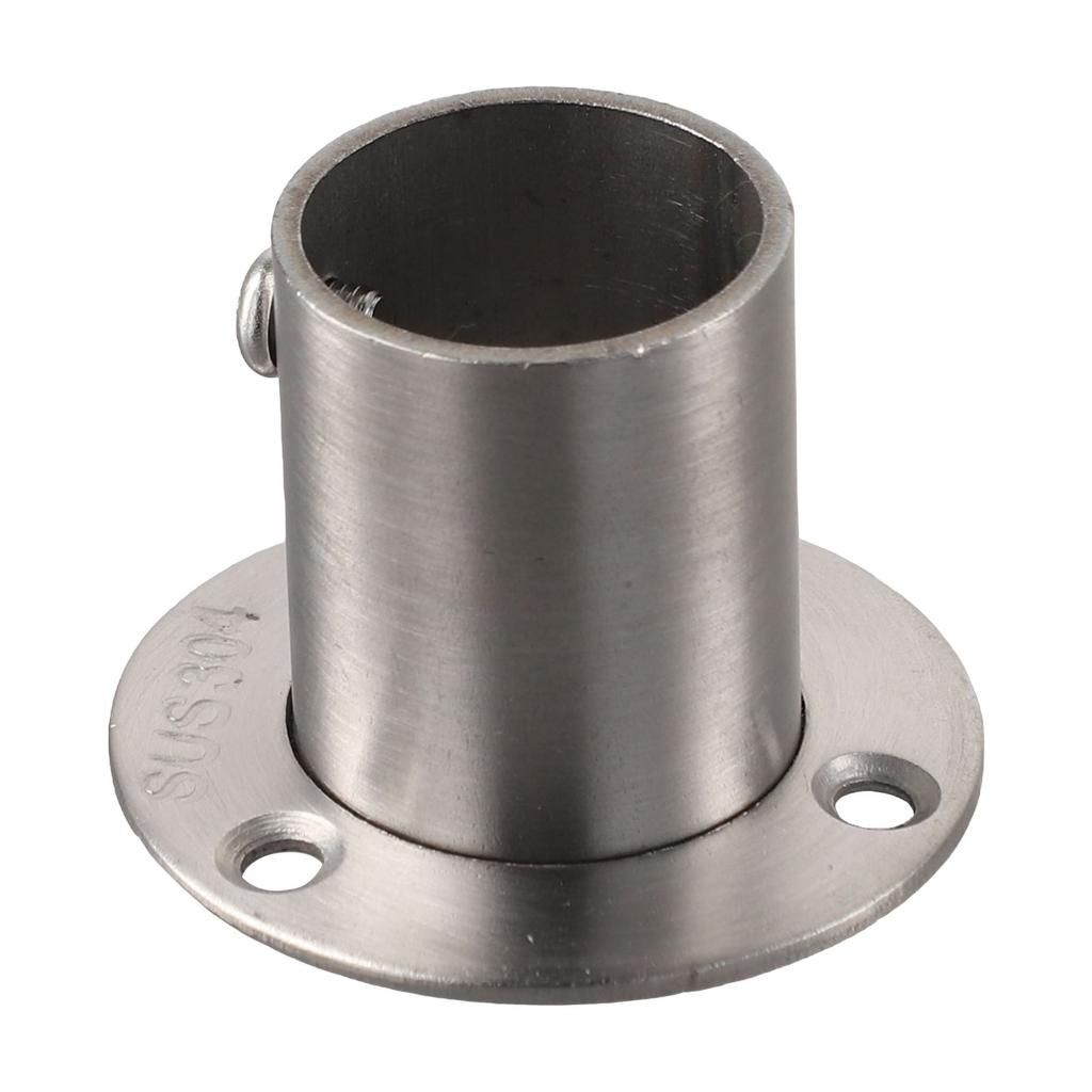 Thicken Stainless Steel Wall Flange Anchor Secure Attachment for Round Tubes