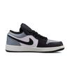 Jordan Air Jordan 1 Кожаные Амортизация Устойчивые к истиранию Низкие Винтажные Баскетбольные Кроссовки Унисекс Черно-серые 553558-081(Team1104SBOX)
