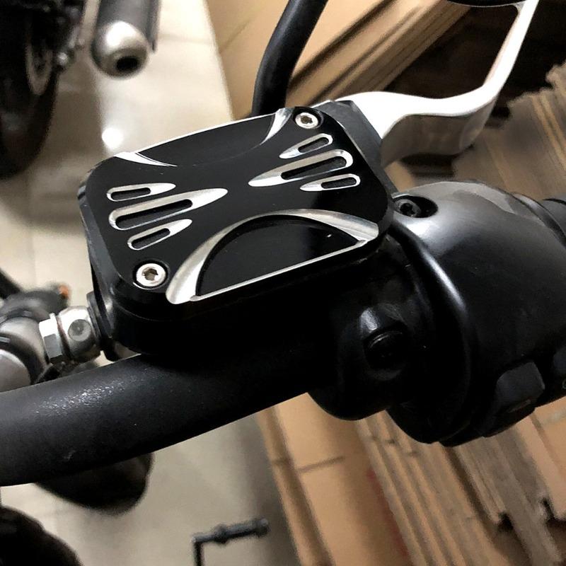 Motor Brake Master Cylinder Reservoir Cover Fluid Pump Cap Lid For Harley Touring Street Electra Glide Road King Softail Dyna