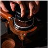51/53/58mm Universal Wooden Coffee Tamper Station Base Tamper Holder Espresso Tamper Mat Non Slip for Coffee Barista Tool