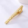 Metal Gold Color Tie Clip For Men Wedding Necktie Tie Clasp Clip Gentleman Ties Bar Tie Pin For Men'S Accessories
