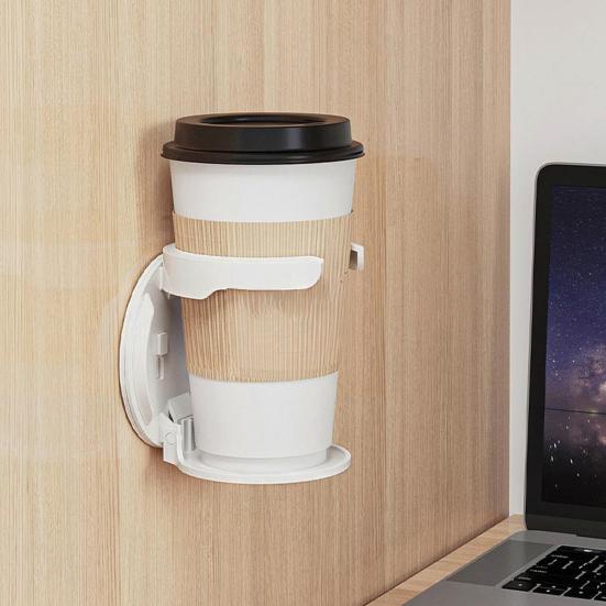 Настенный держатель для стаканов, экономящий место органайзер, складная конструкция, портативная стойка для хранения бутылок, органайзер для стаканов в общежитии