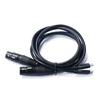 USB Type-C to 3-Pin XLRS Male to Female Connector Microphone Cable, Balanced Sound Cord for Mixers and Amplifiers
