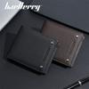 Baellerry Винтажный Дизайн Короткие Кошельки для Мужчин Модный Держатель для ID-Карт из Натуральной Кожи Кошелек