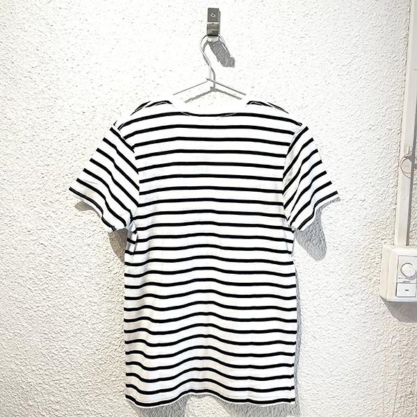 Moomin Little My Embroidered Border T-Shirt White/Black Kesacak Series