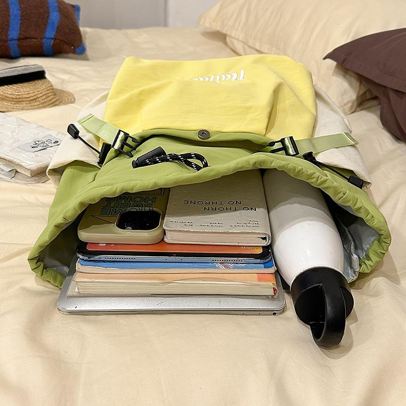 Новый школьный рюкзак, высокоценный, высокоценный, свежий и милый, контрастные цвета, рюкзак, легкий рюкзак для учеников средней школы